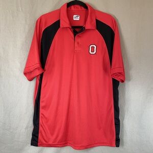 Men's Large The Ohio‎ State Buckeyes Official Short Sleeved Polo Shirt NCAA